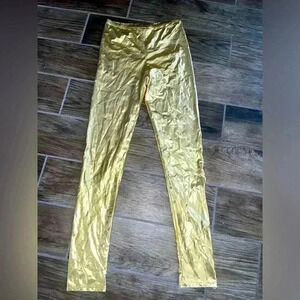 Kapow meggings gold mens leggings